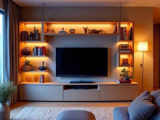 Tökéletesen berendezett lakás DecoDroit által összeszerelt bútorokkal